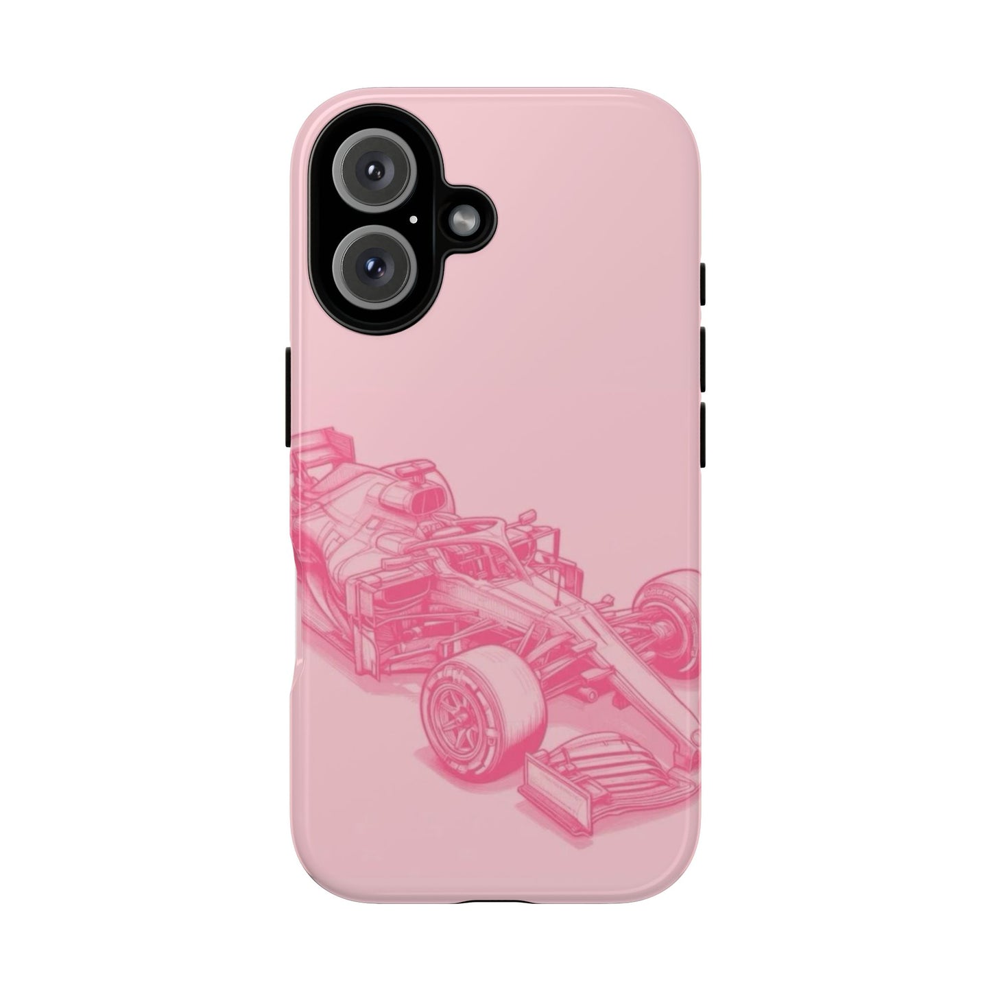 Pink Racecar iPhone Case