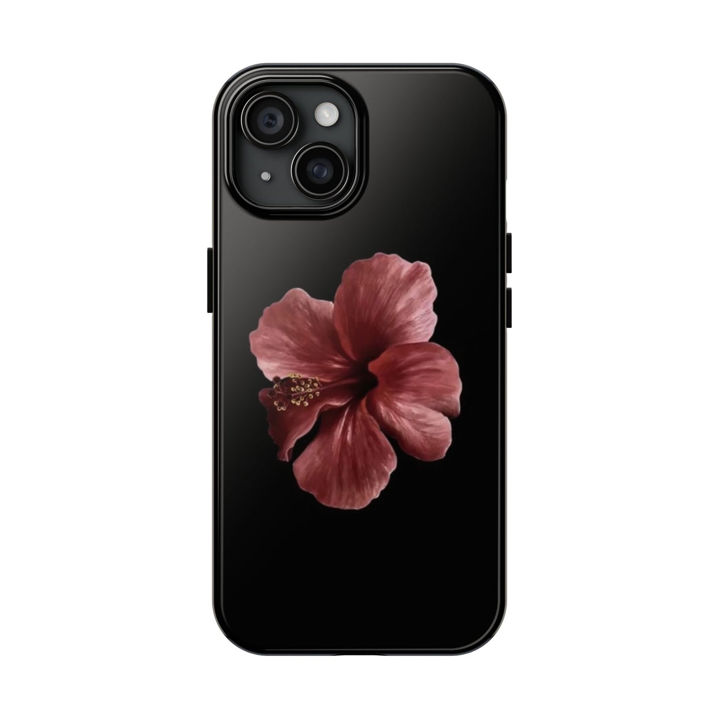 3D Hibiscus iPhone Case