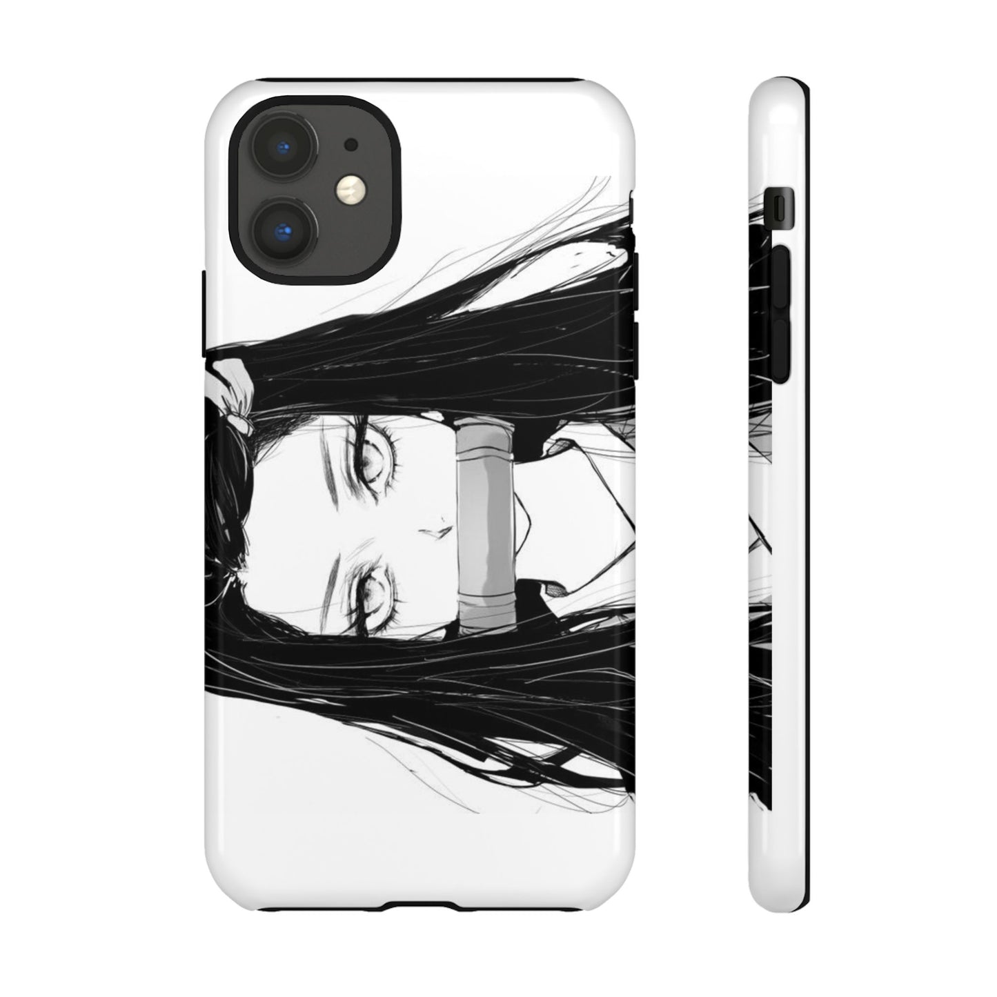 White Nezuko Kamado Clipart Phone Case