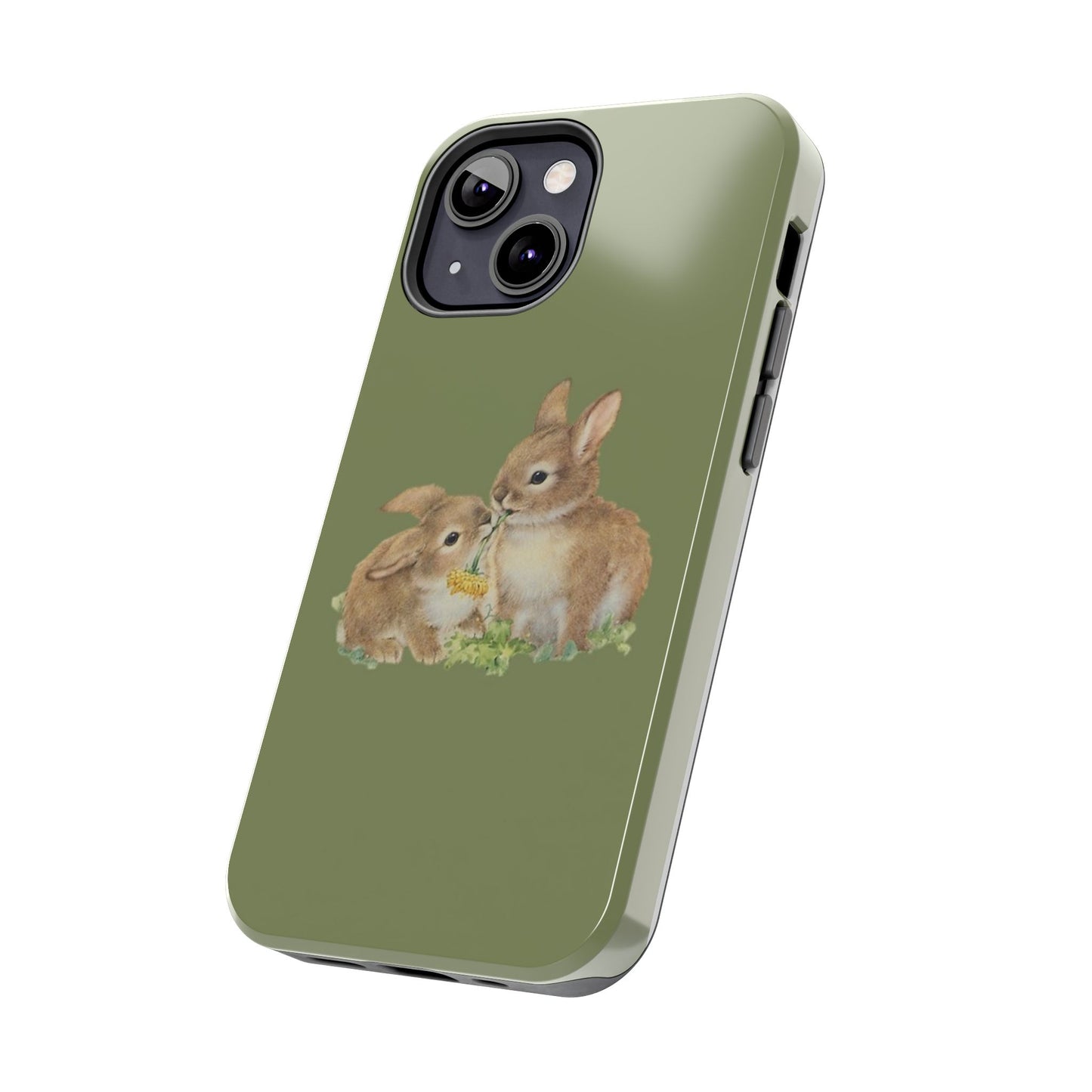 Olive Bunny iPhone Case