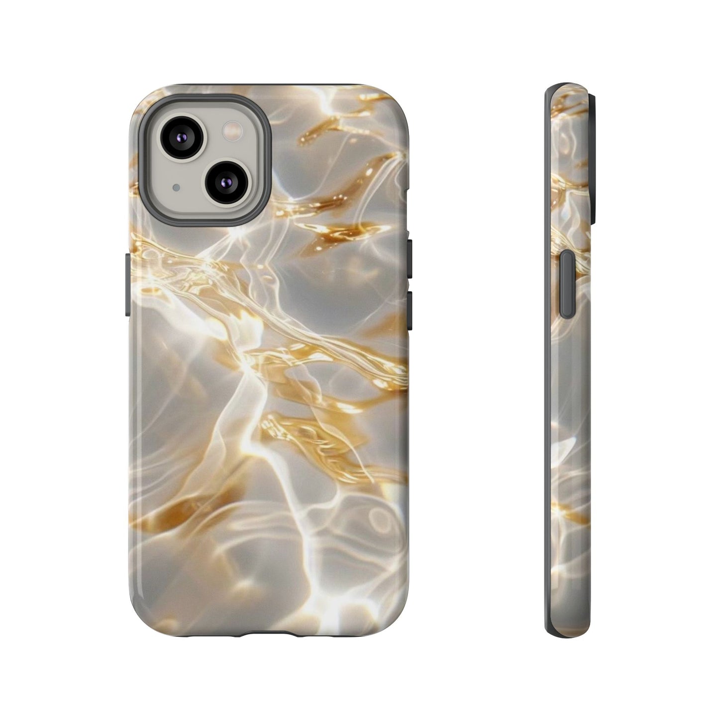 Golden Wave iPhone Case