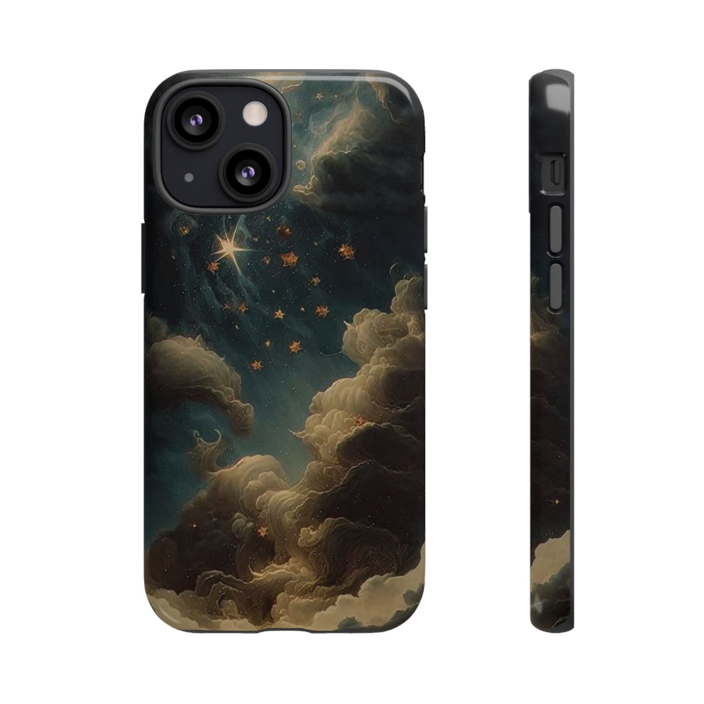 Cloudy Stars iPhone Case