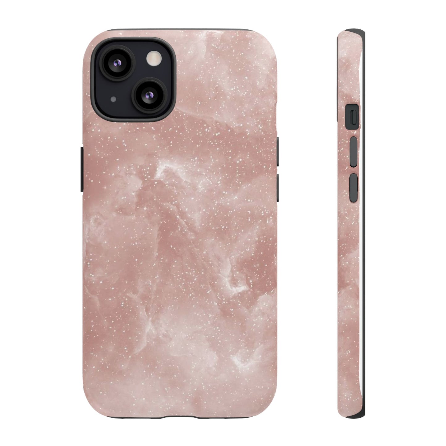 Rose Quartz Glitter iPhone Case