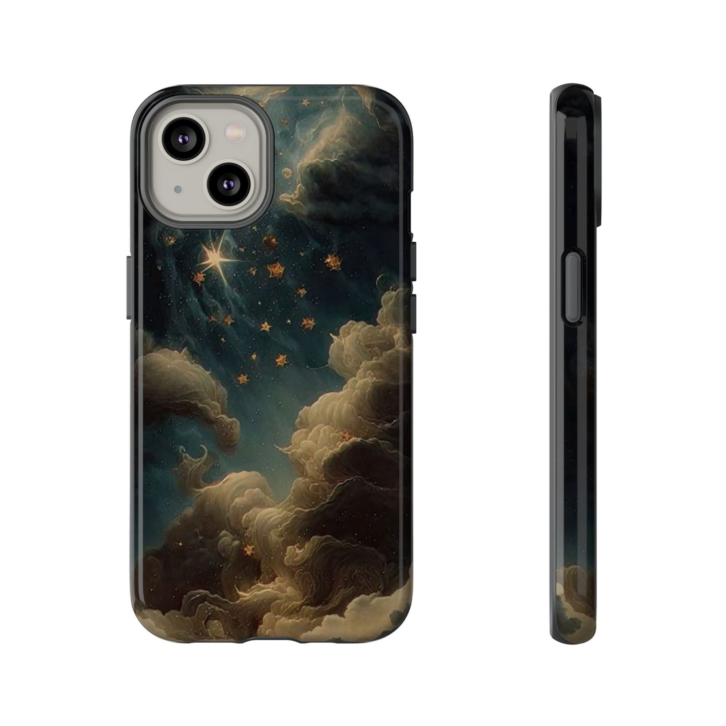 Cloudy Stars iPhone Case