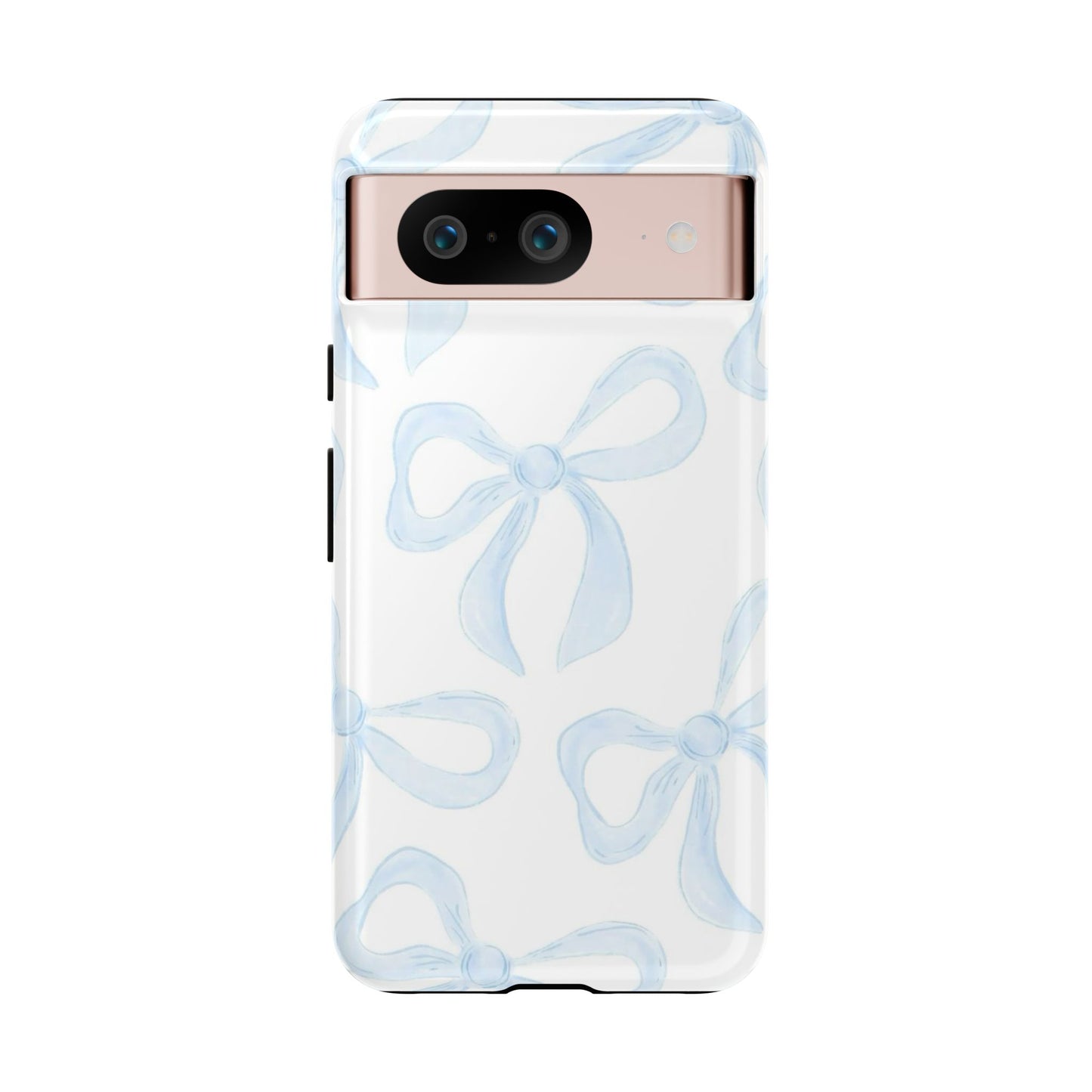 Blue Coquette Bow iPhone Case