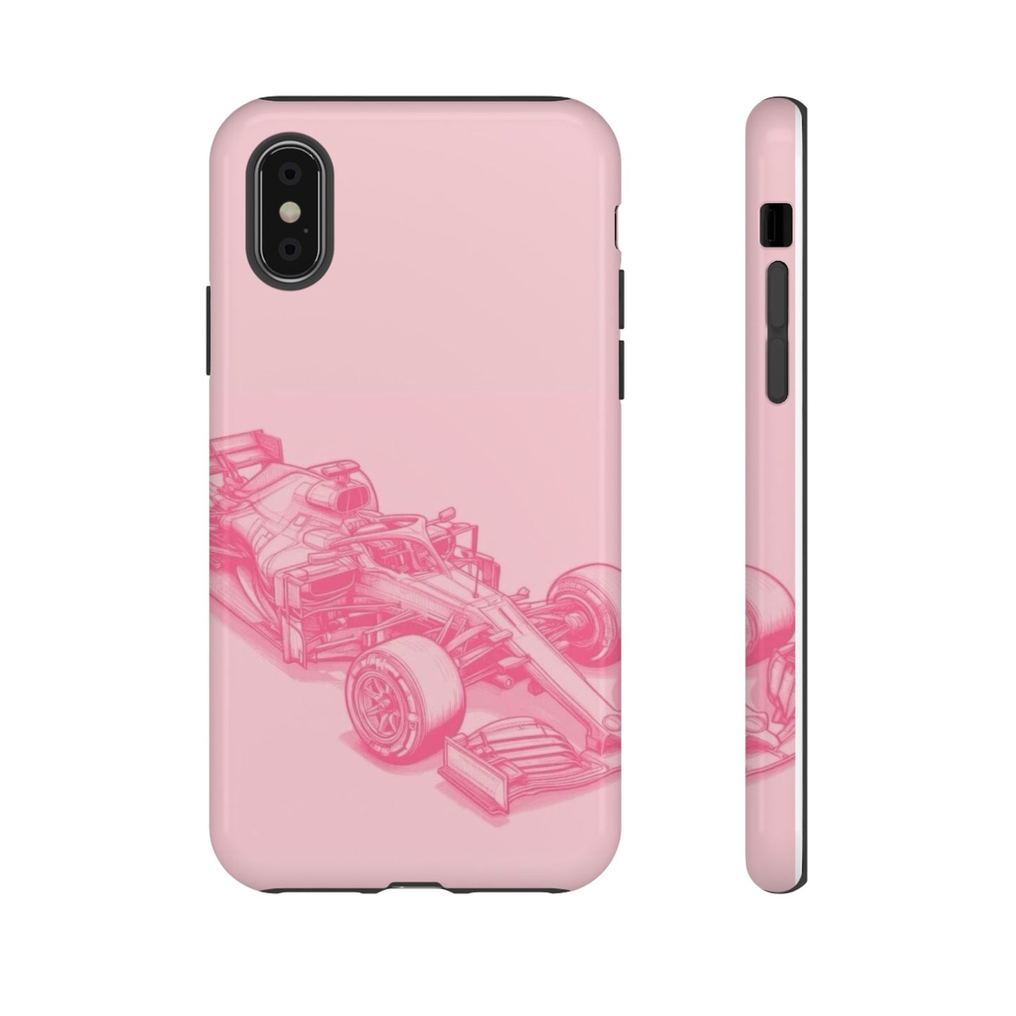 Pink Racecar iPhone Case