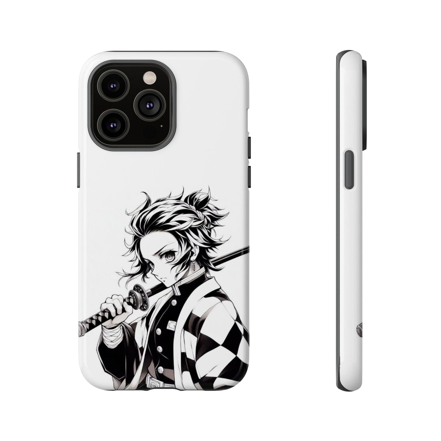 White Kamado Tanjiro Phone Case