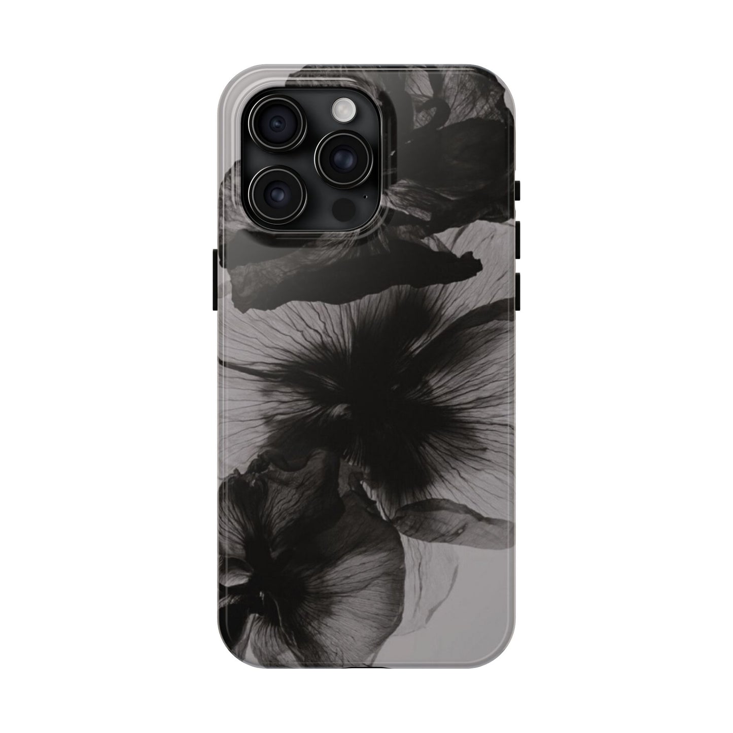 Black & White Floral iPhone Case