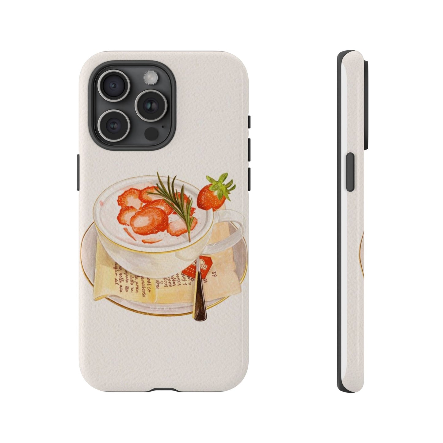 Strawberry Cream iPhone Case