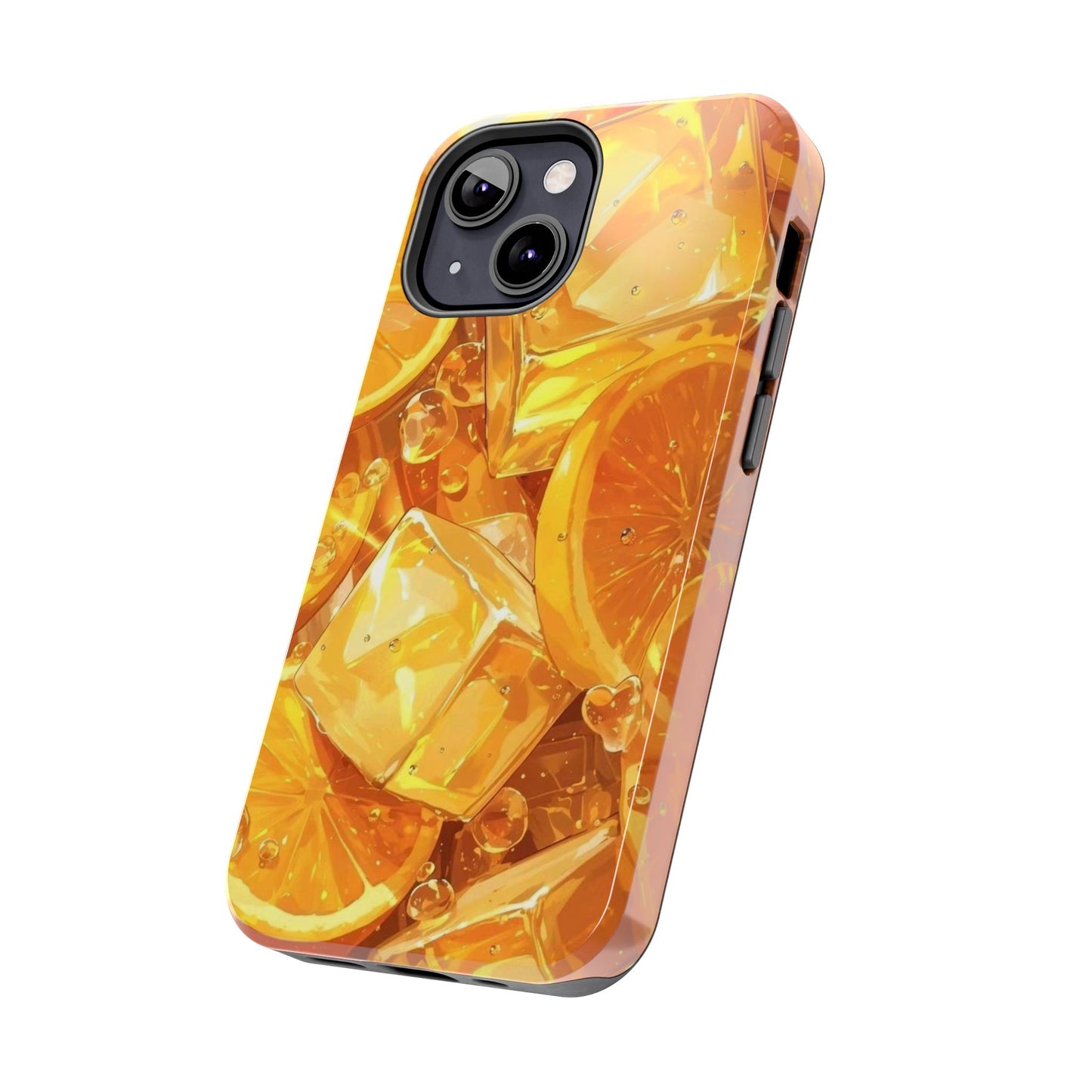 Icy Orange iPhone Case