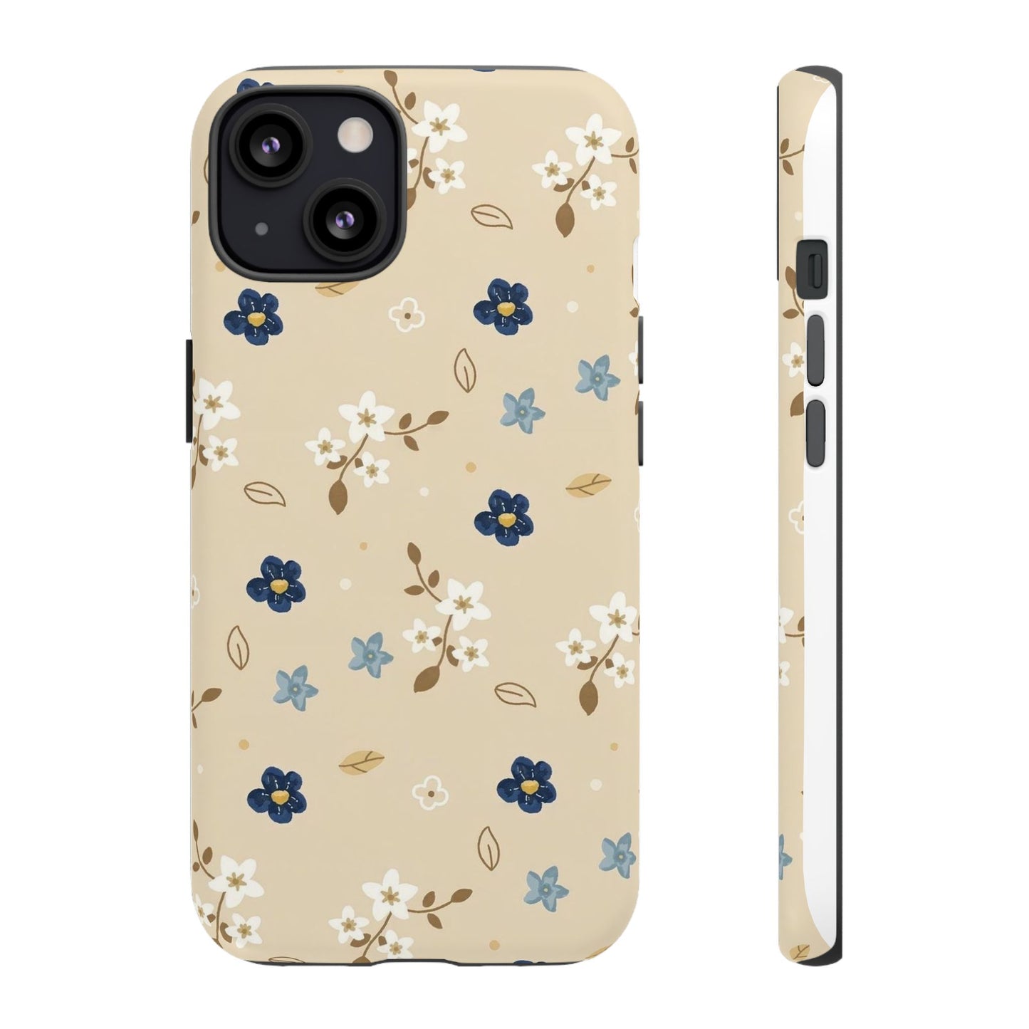 Navy Daisy Phone Case