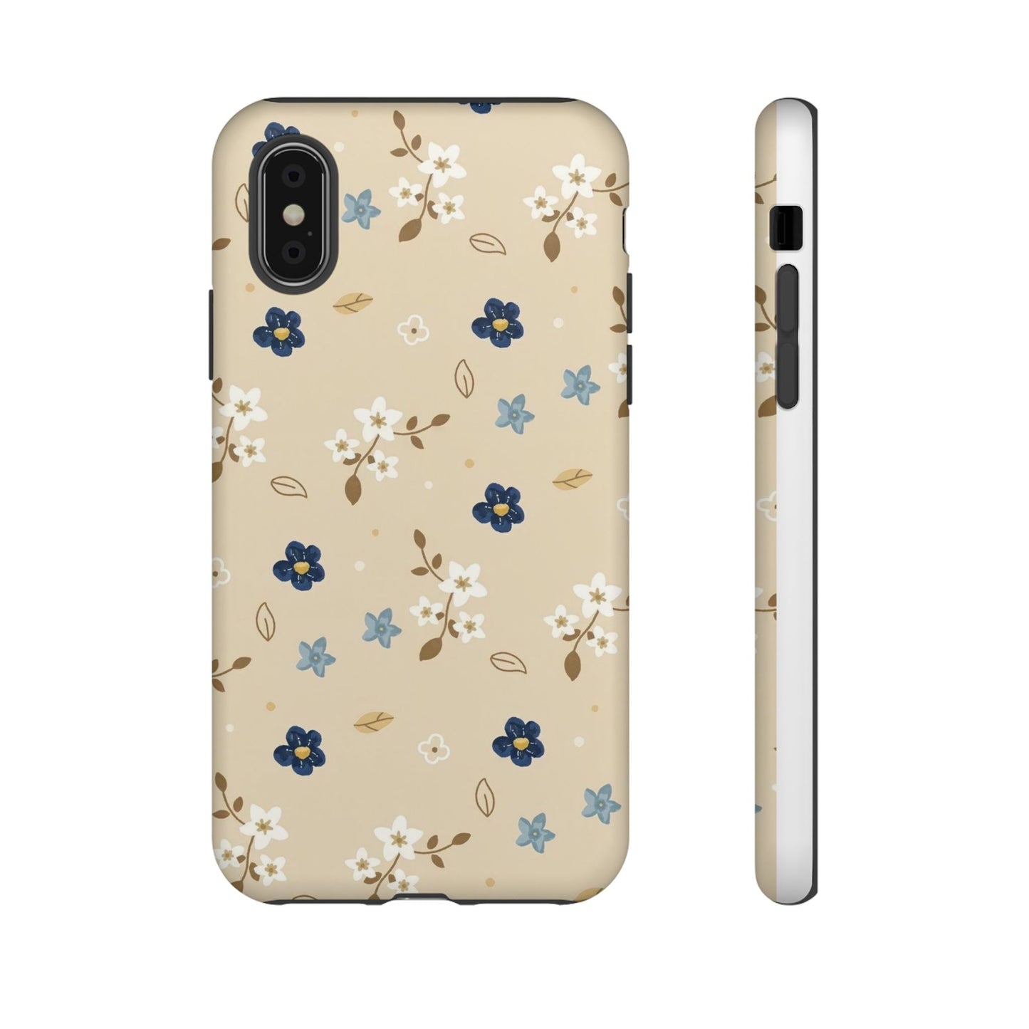 Navy Daisy Phone Case