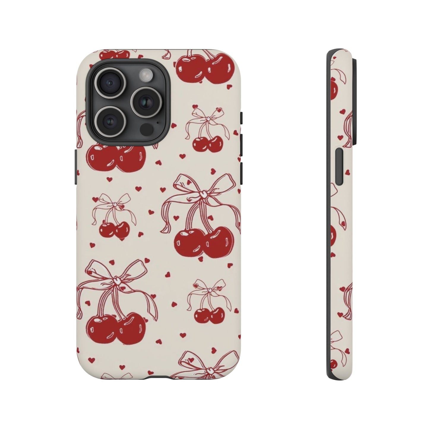 Cherry Bows iPhone Case