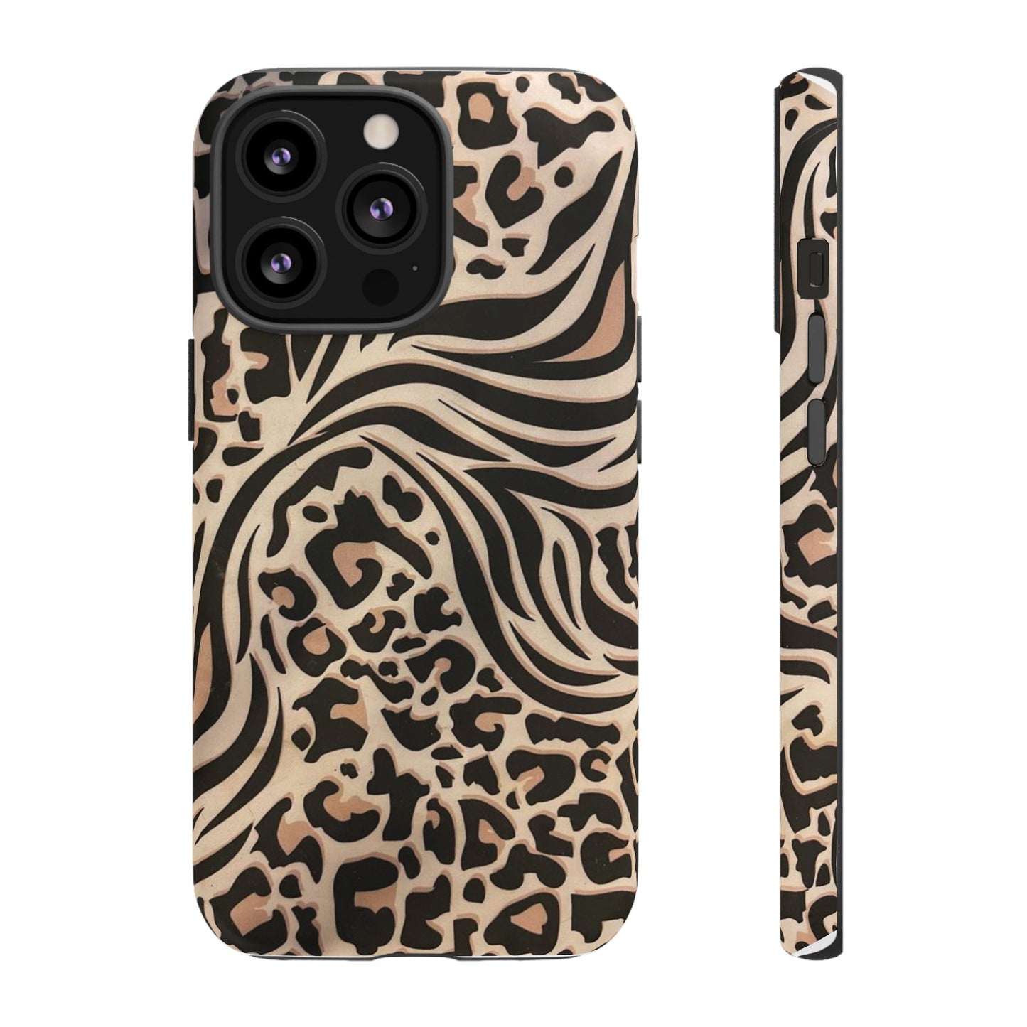 Cheetah Zebra iPhone Case