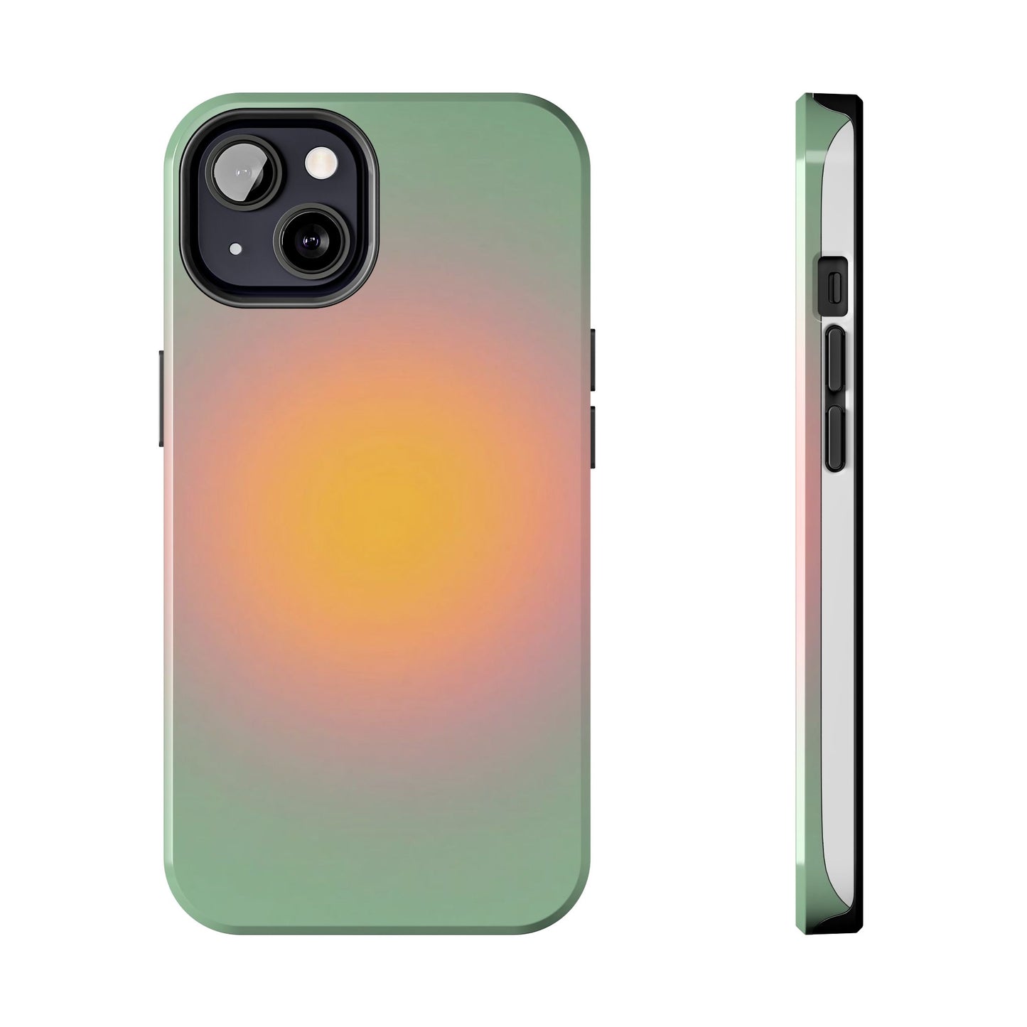 Sage & Orange iPhone Case