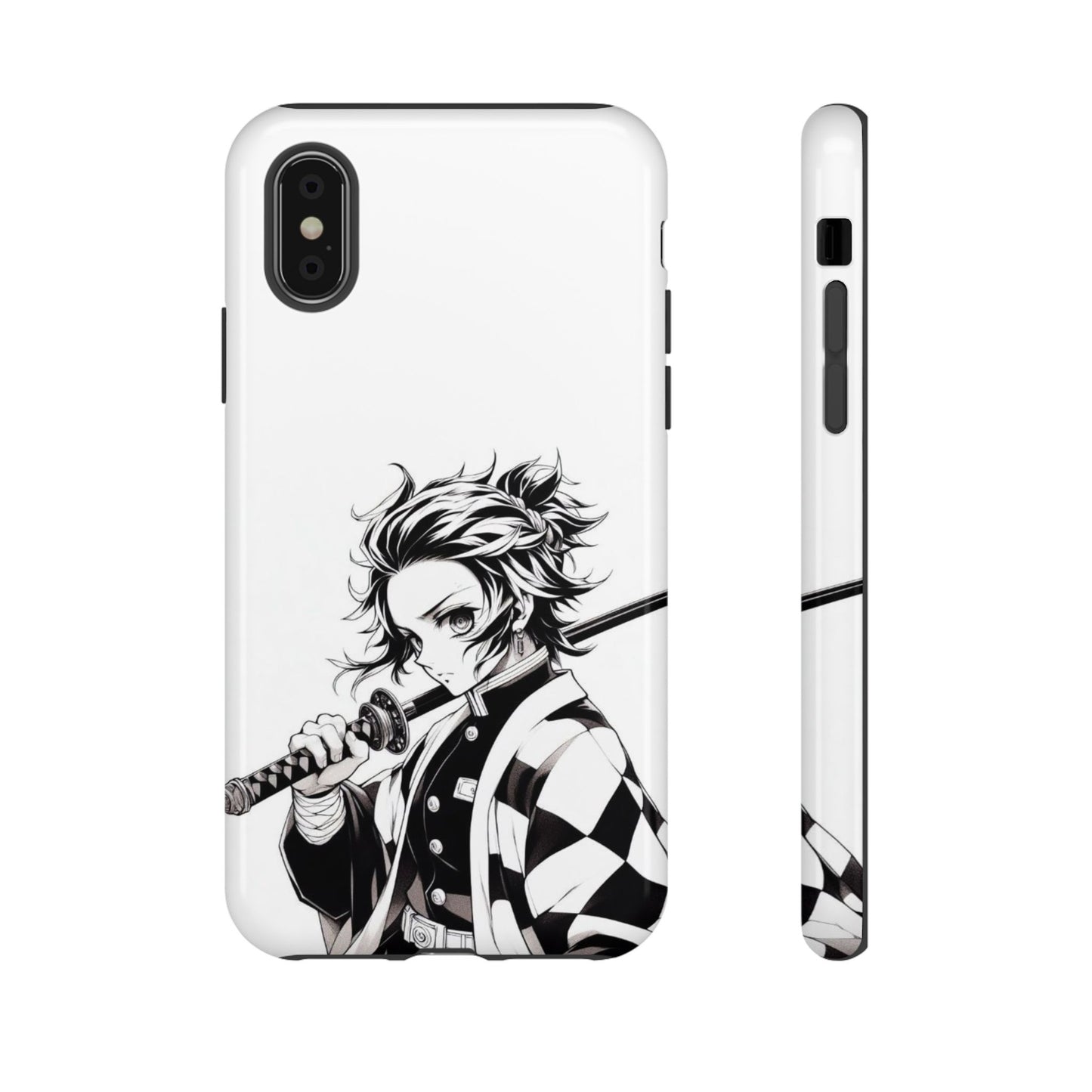 White Kamado Tanjiro Phone Case