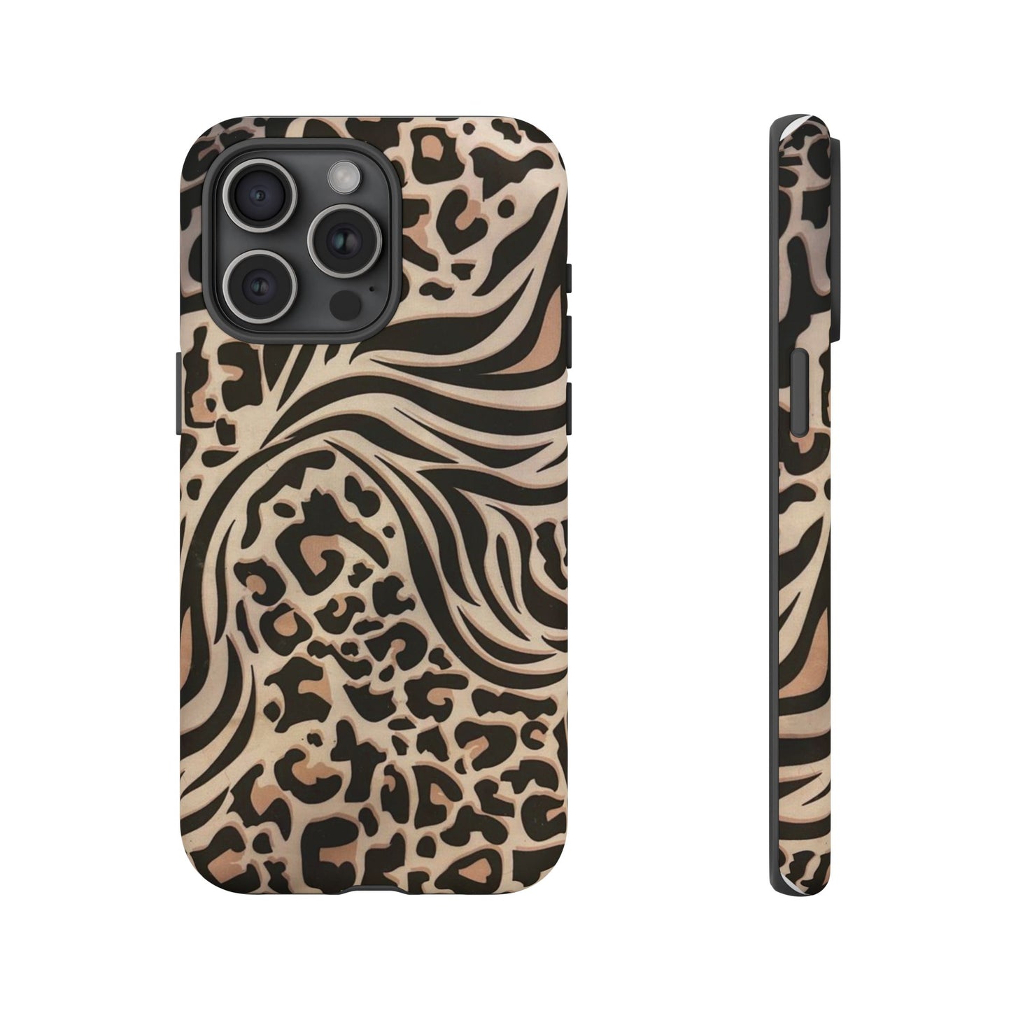 Cheetah Zebra iPhone Case