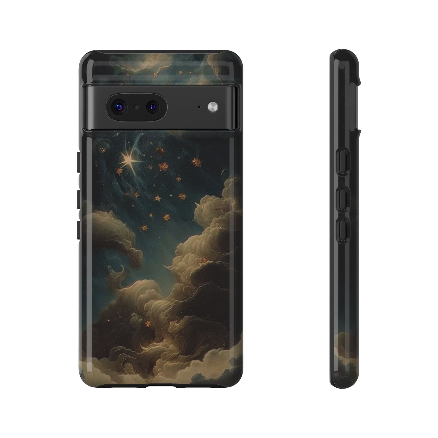 Cloudy Stars iPhone Case