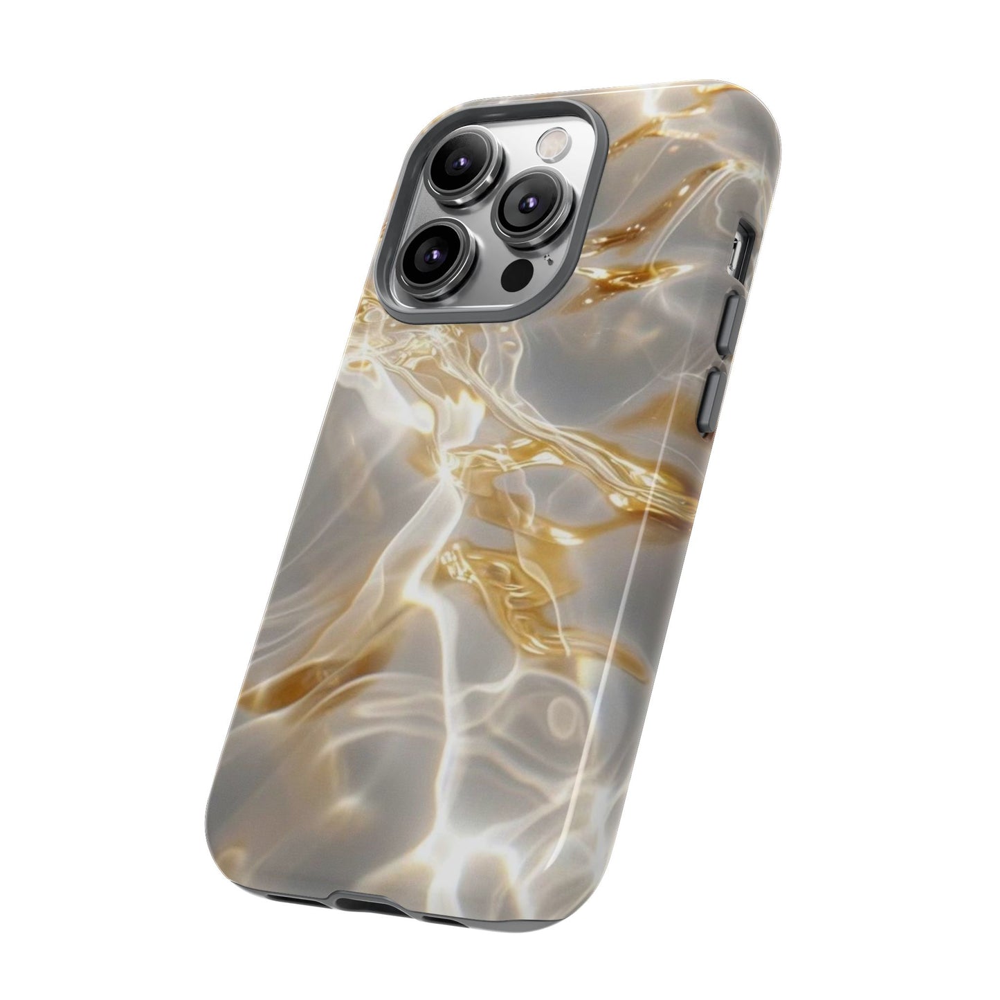 Golden Wave iPhone Case