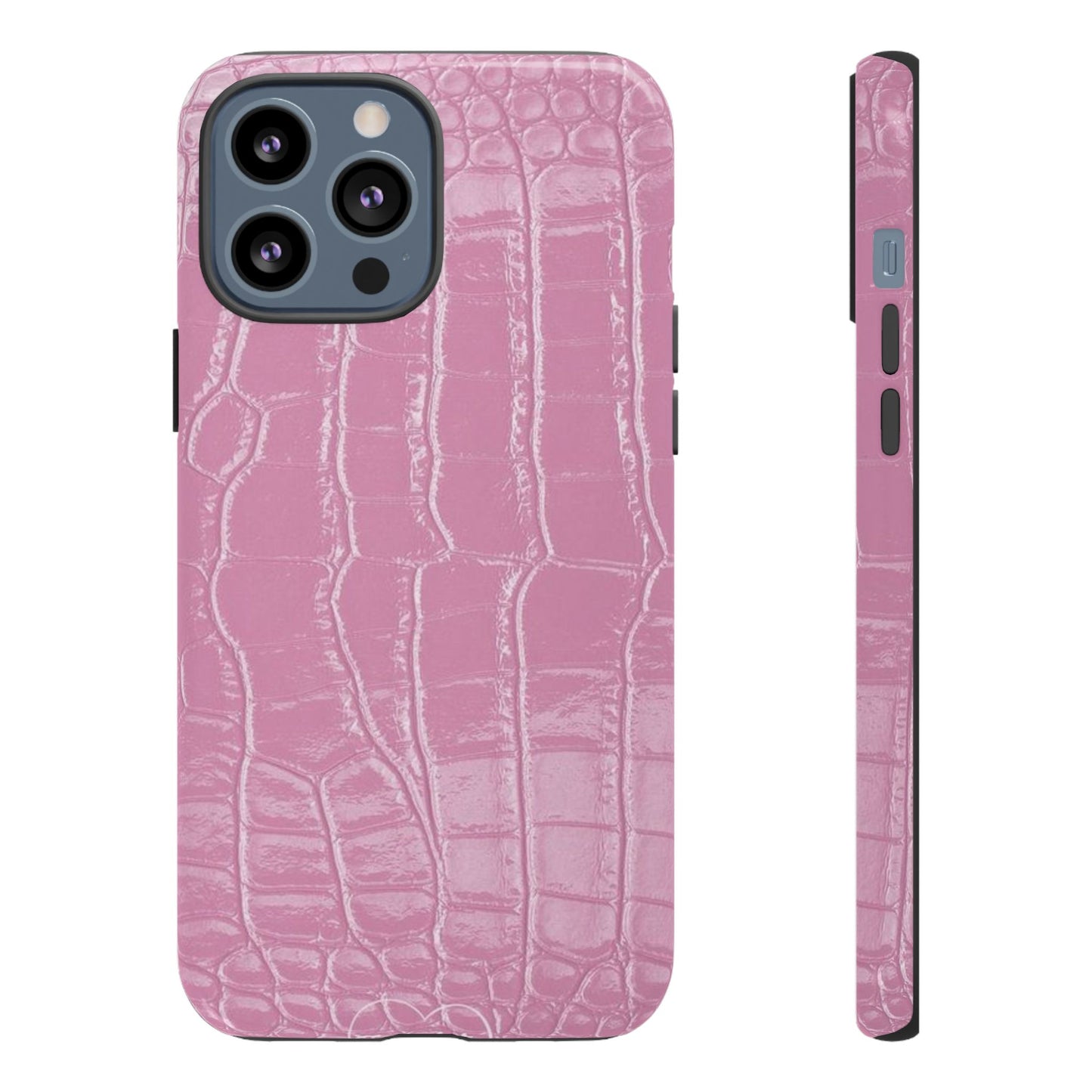 Pink Leather iPhone Case