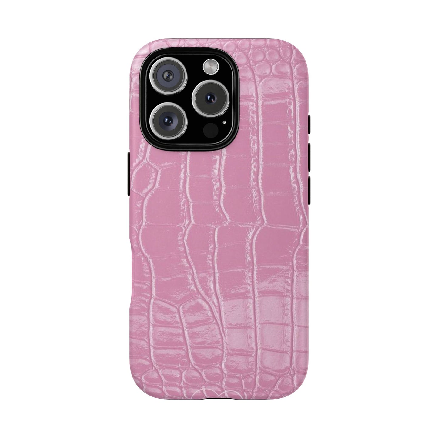 Pink Leather iPhone Case