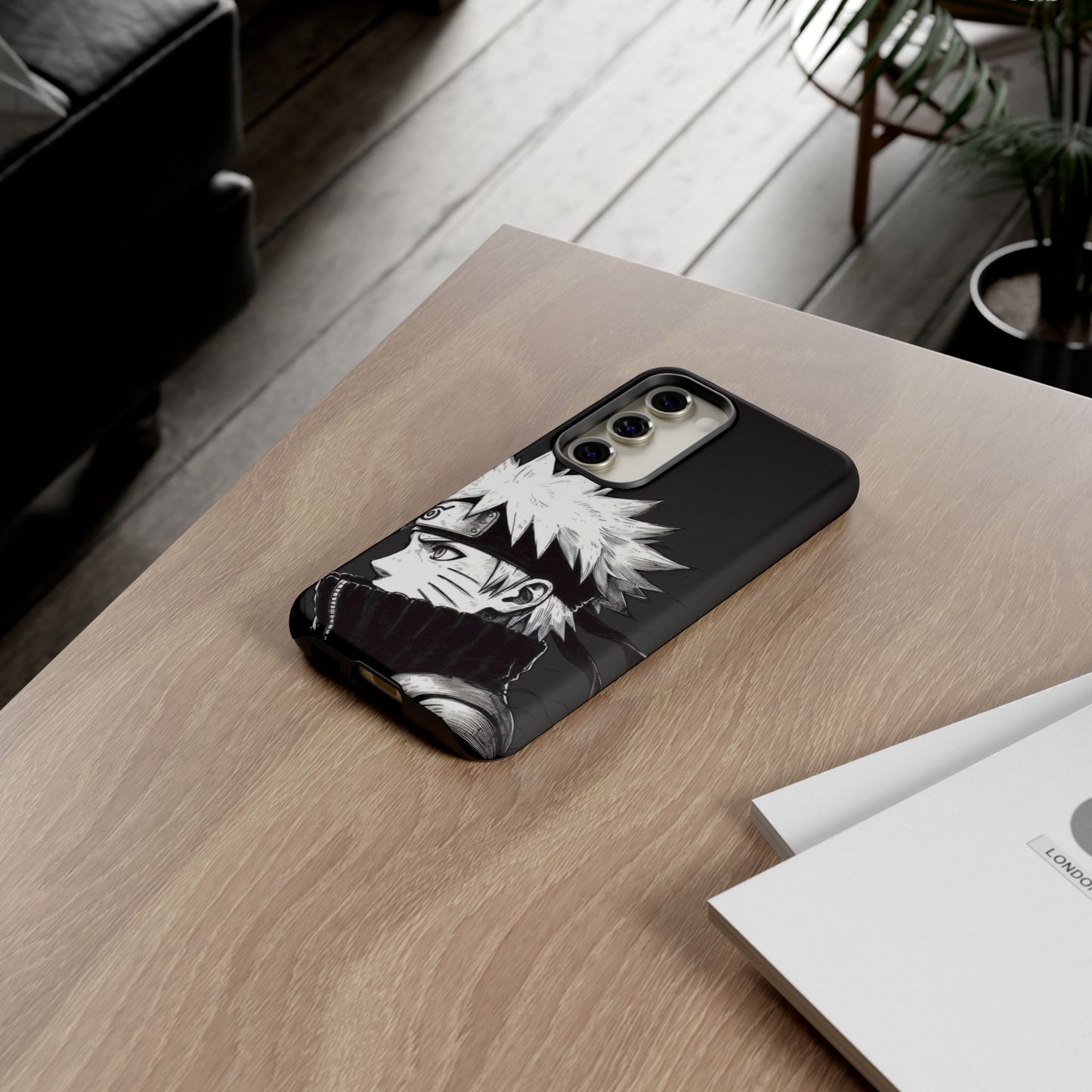 Black Naruto Clipart Phone Case