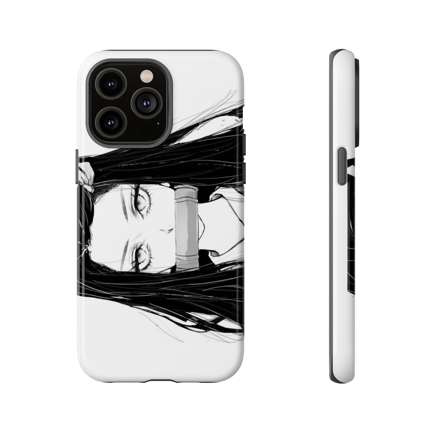 White Nezuko Kamado Clipart Phone Case