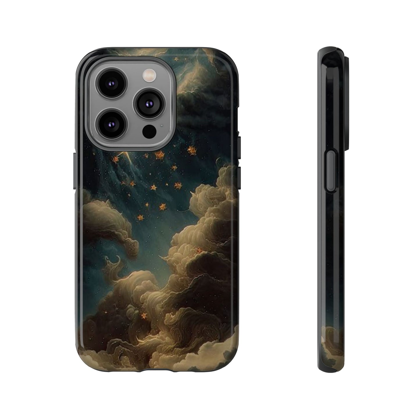 Cloudy Stars iPhone Case