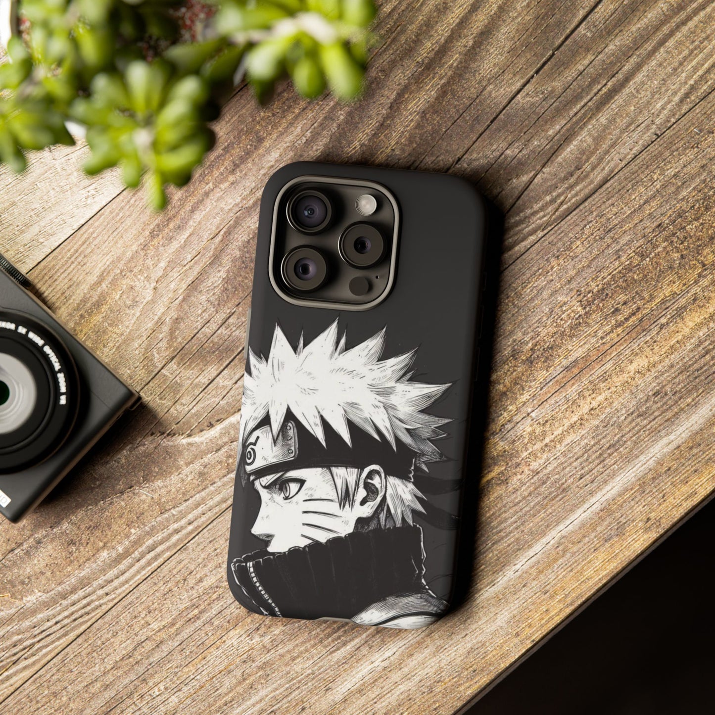 Black Naruto Clipart Phone Case