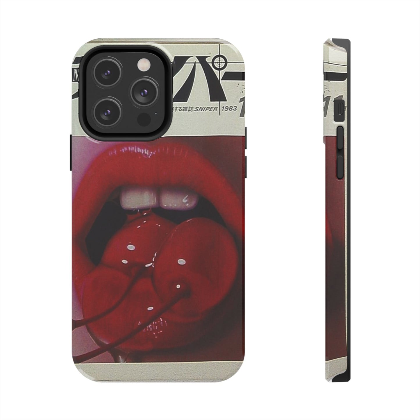 Cherry Red iPhone Case