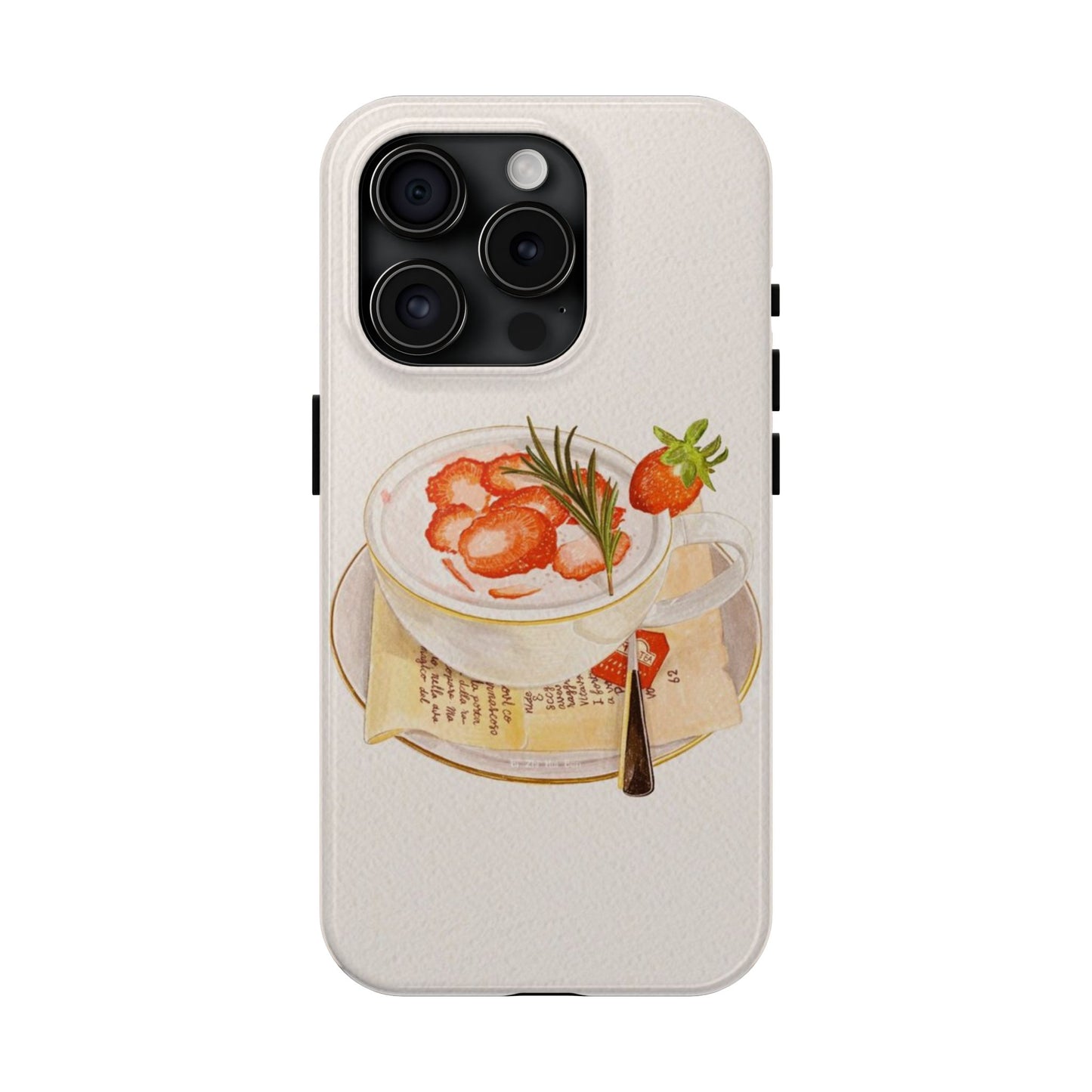 Strawberry Cream iPhone Case