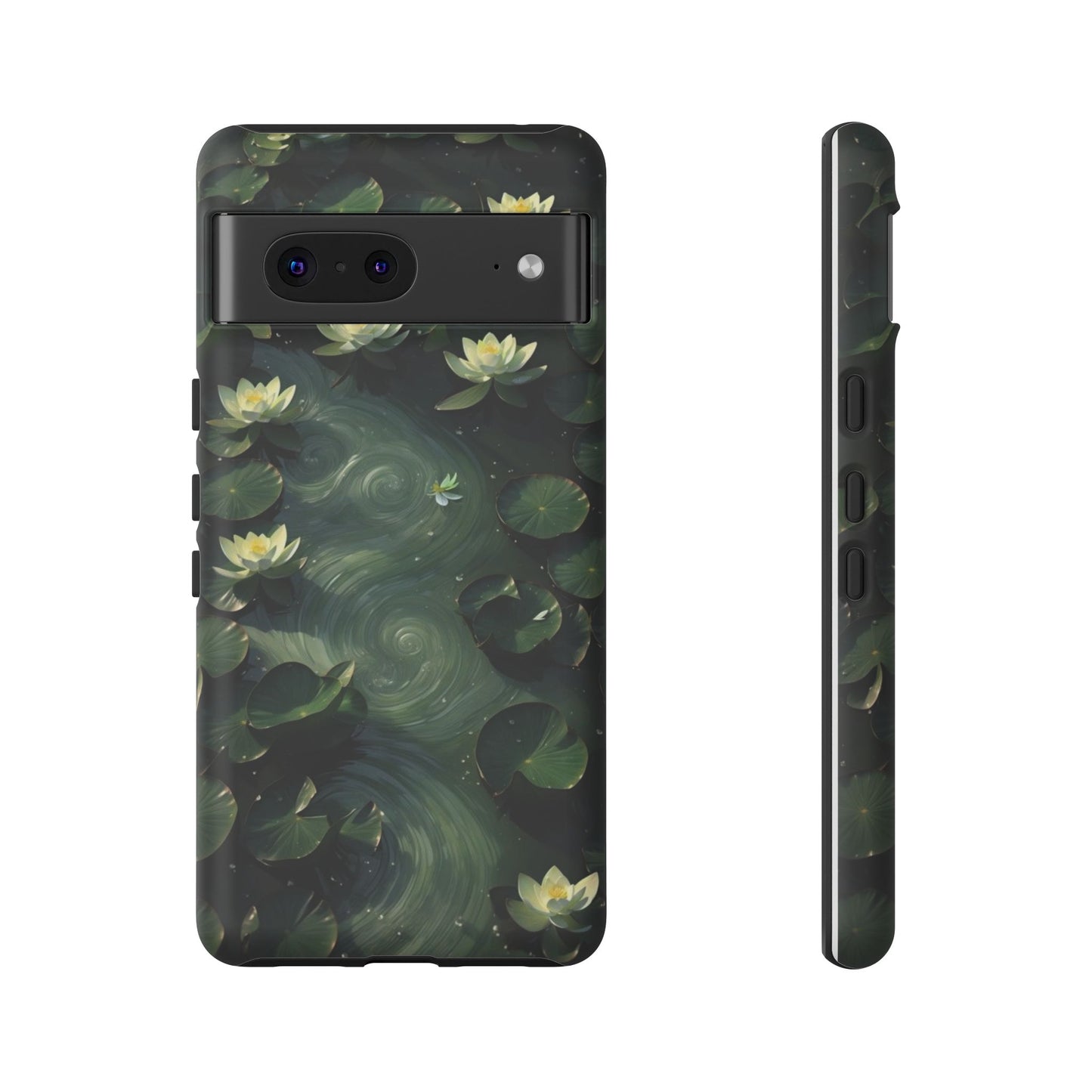 Lilypad Swirls iPhone Case