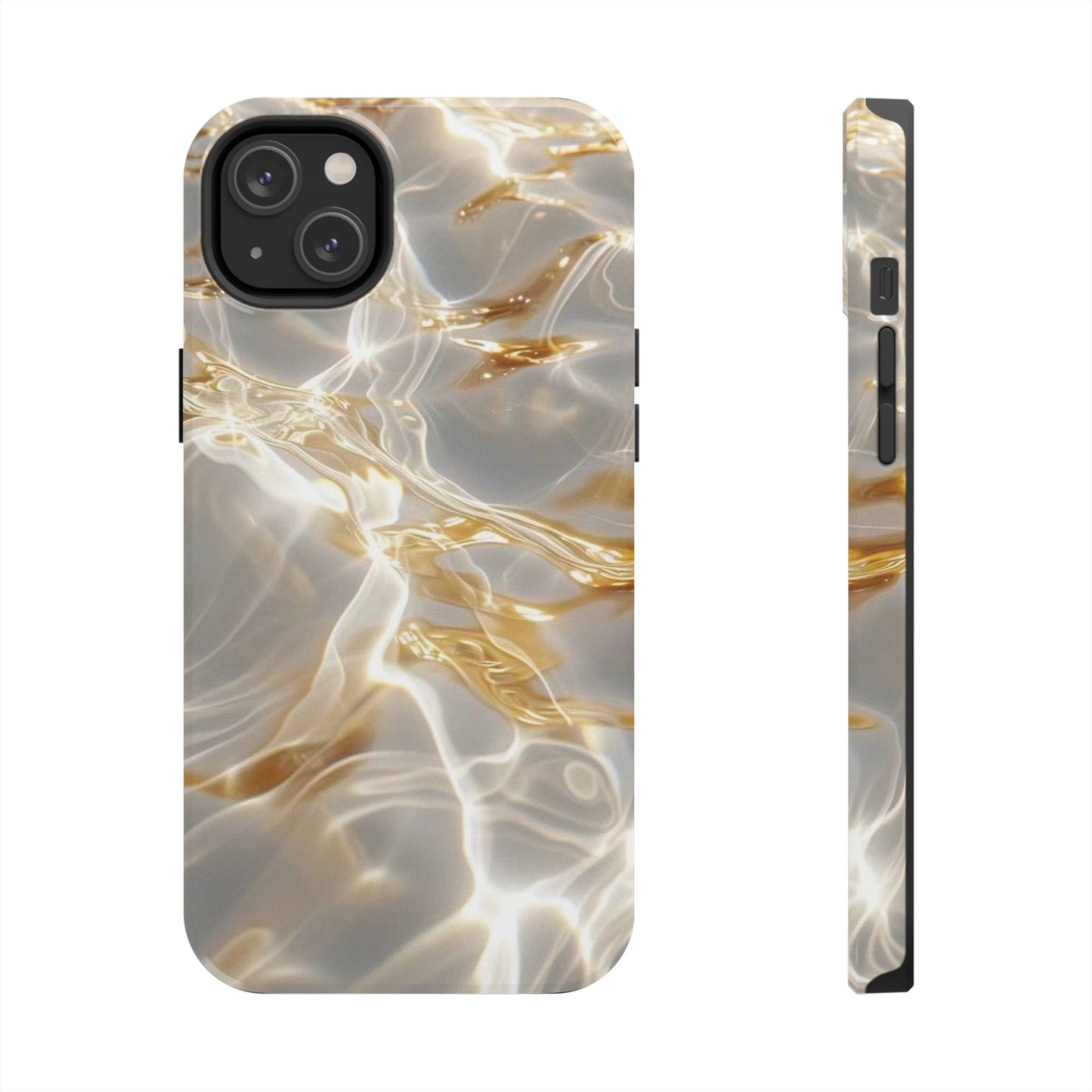 Golden Wave iPhone Case