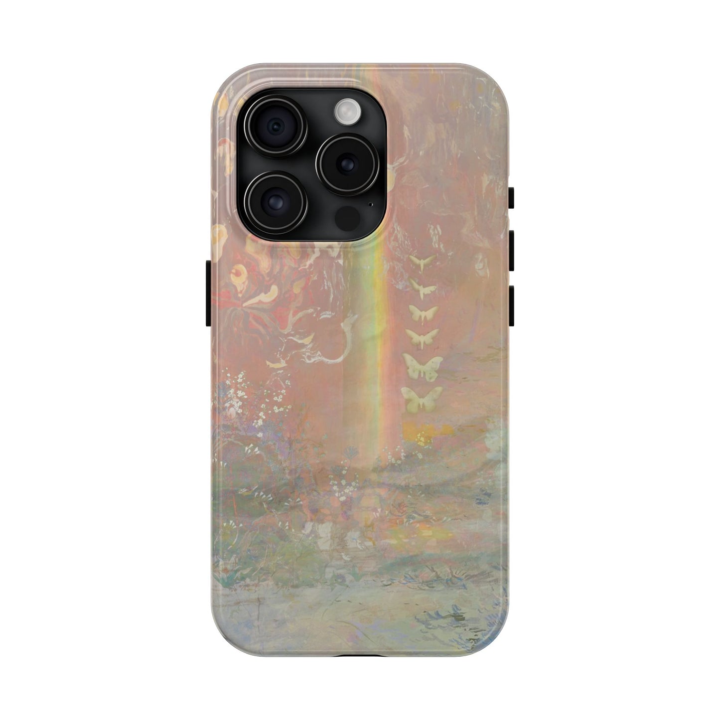 Rainbow Light Painting iPhone Case