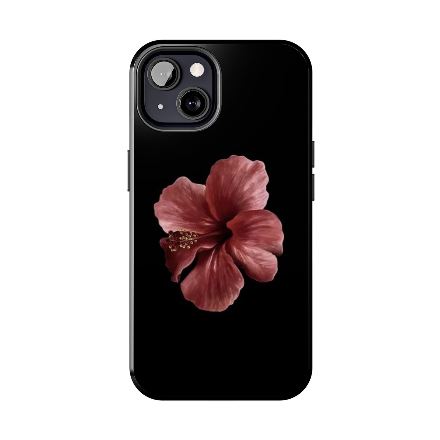 3D Hibiscus iPhone Case