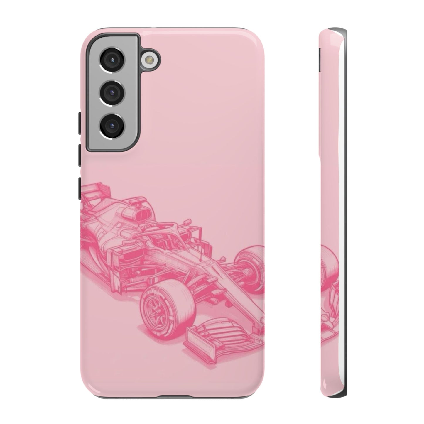 Pink Racecar iPhone Case