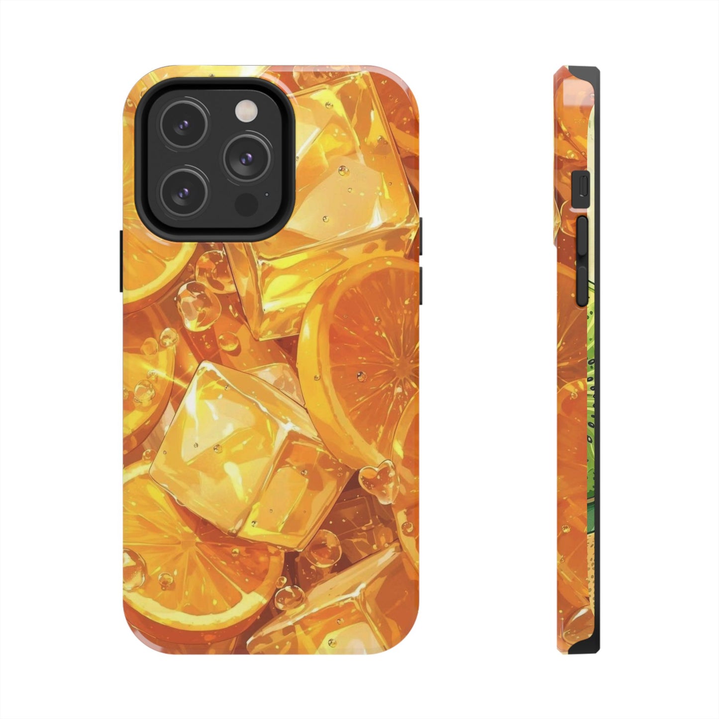 Icy Orange iPhone Case