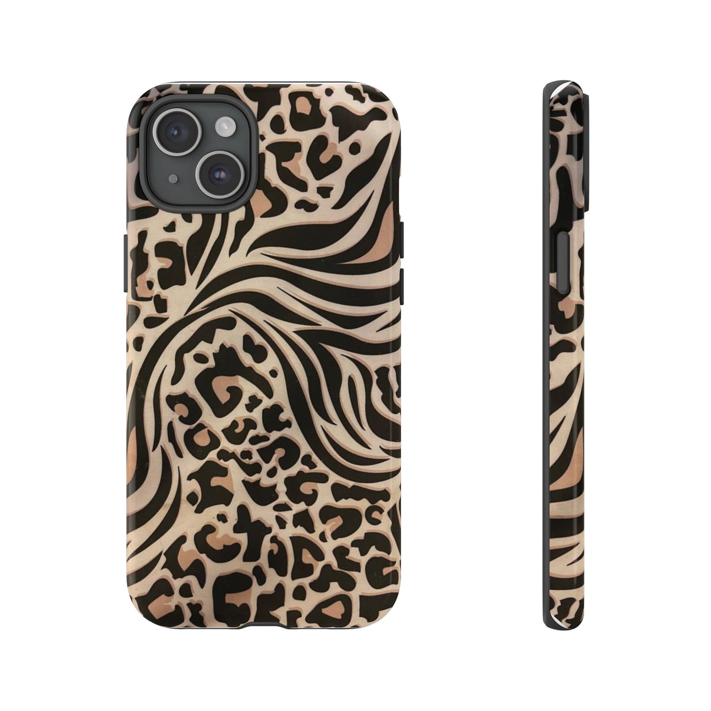 Cheetah Zebra iPhone Case