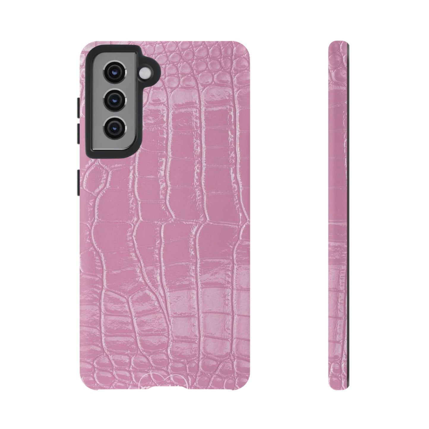 Pink Leather iPhone Case