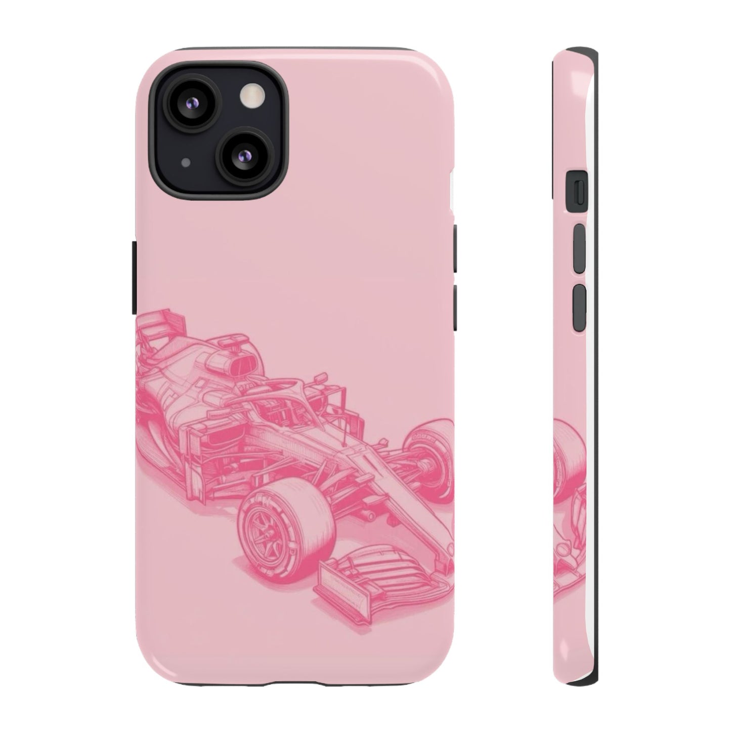 Pink Racecar iPhone Case