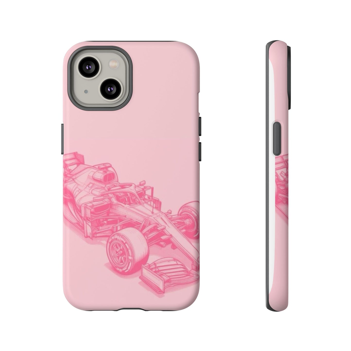 Pink Racecar iPhone Case