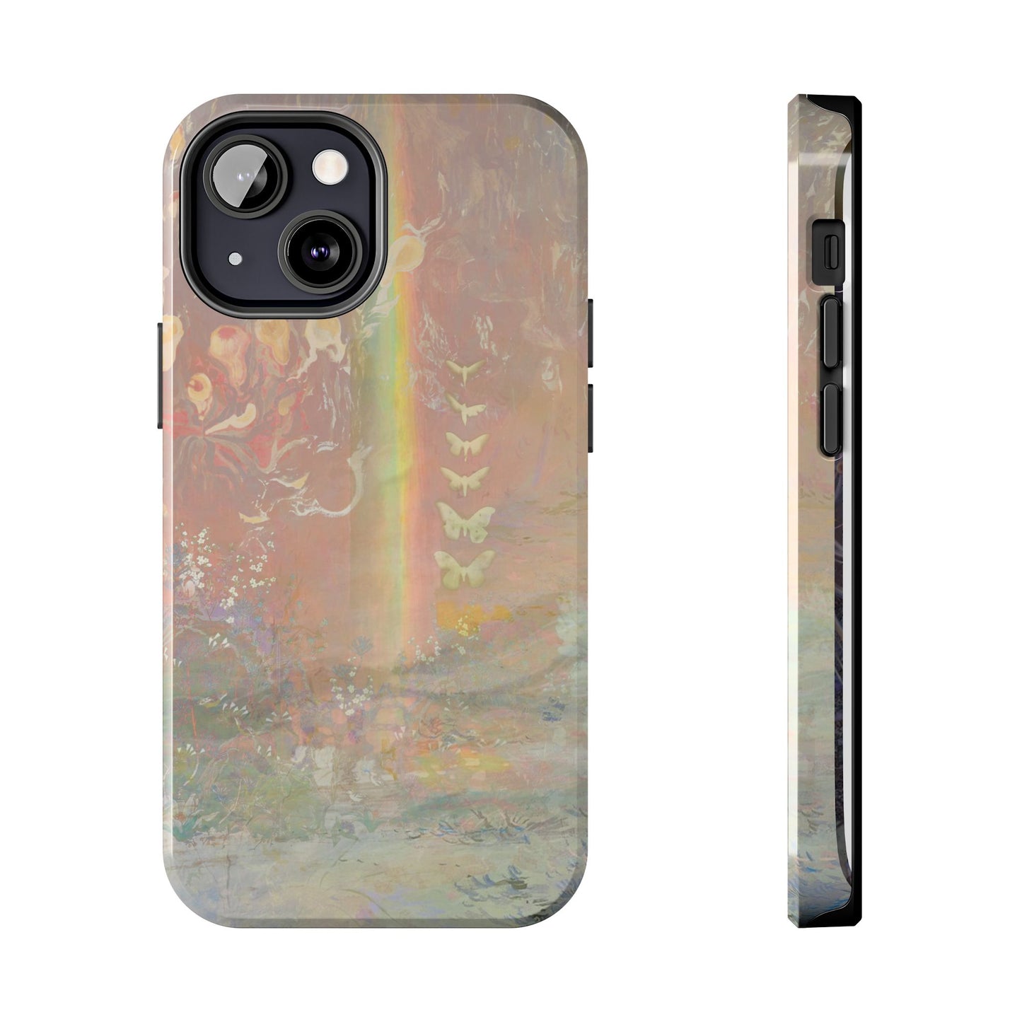 Rainbow Light Painting iPhone Case