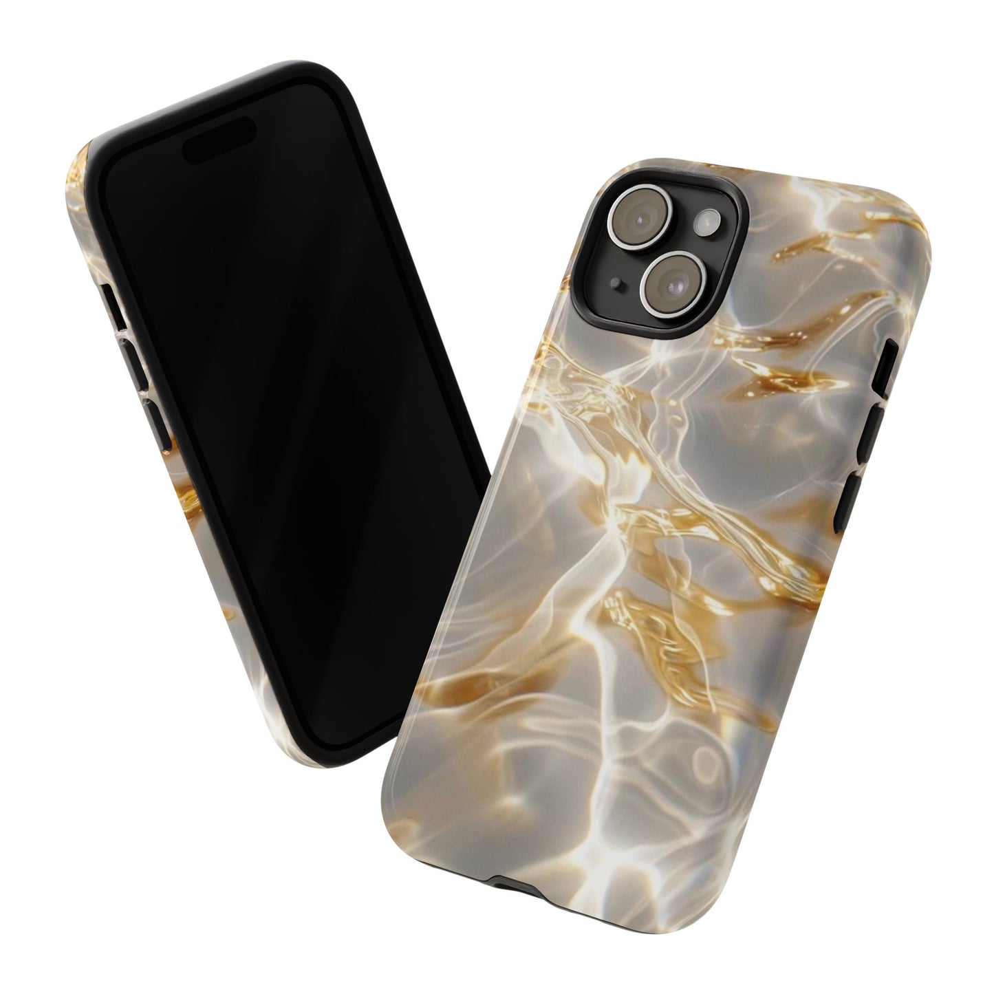 Golden Wave iPhone Case