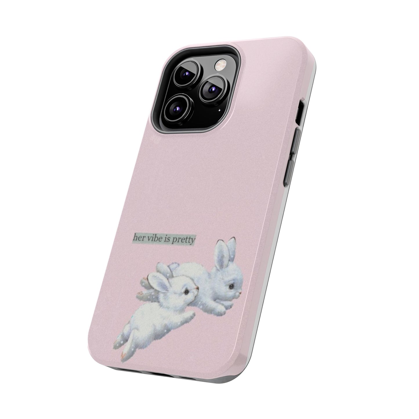 “her vibe is pretty” iPhone Case