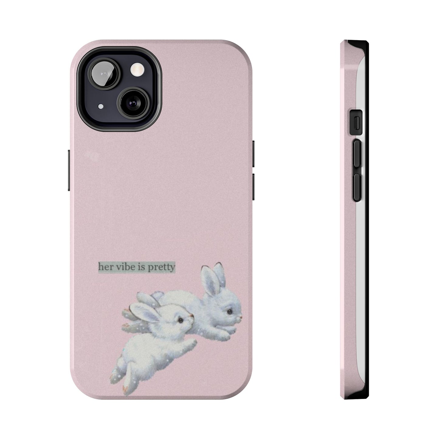 “her vibe is pretty” iPhone Case