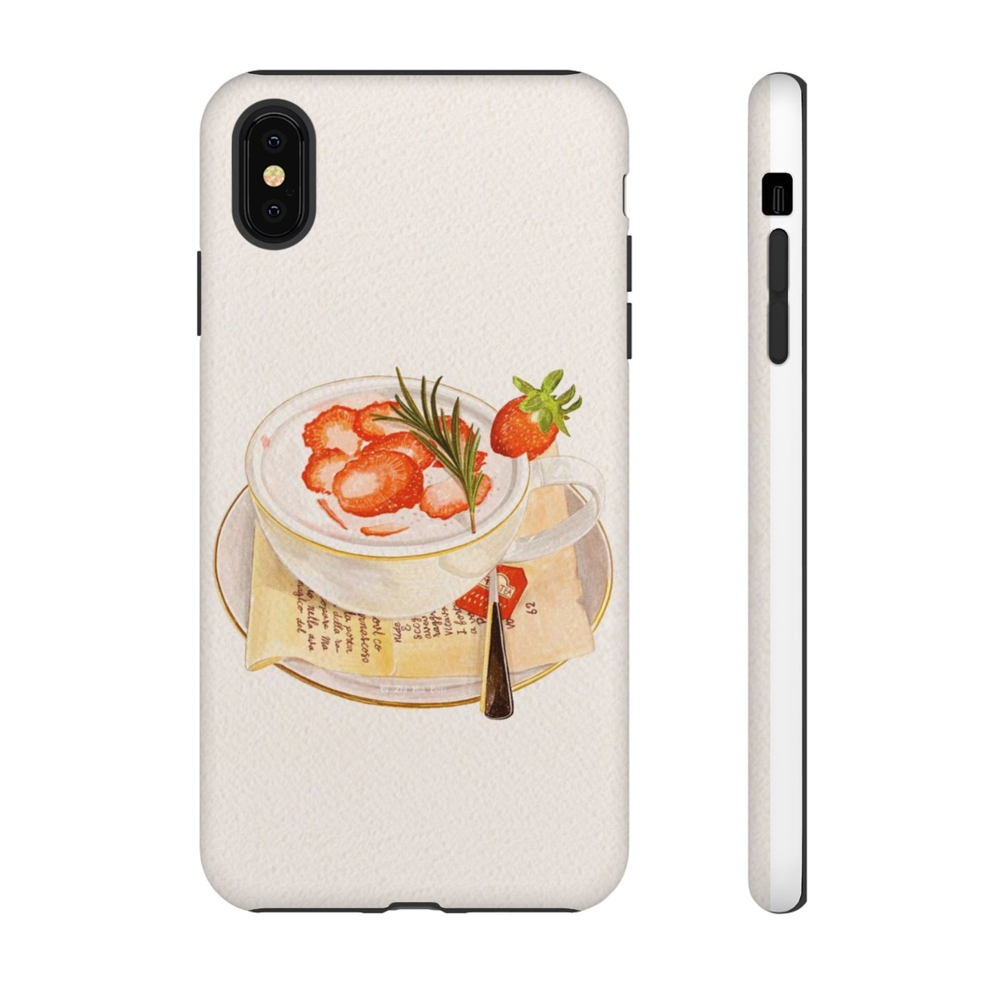 Strawberry Cream iPhone Case