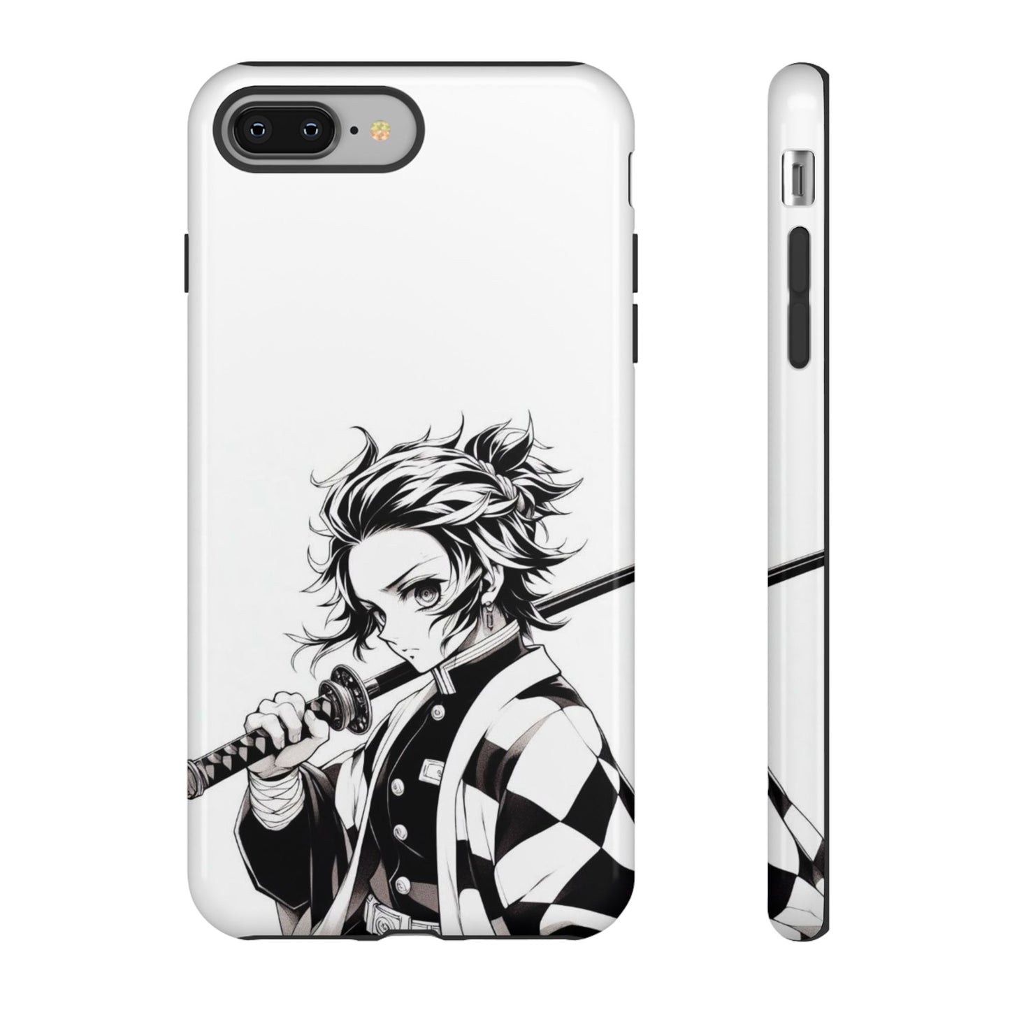 White Kamado Tanjiro Phone Case