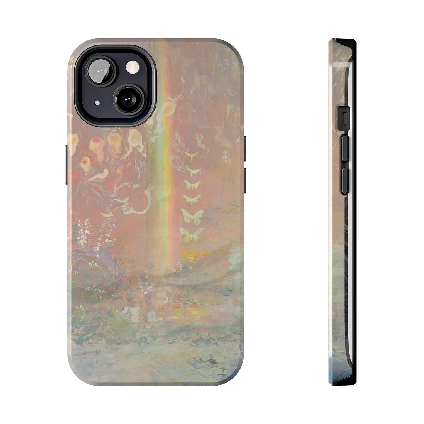 Rainbow Light Painting iPhone Case