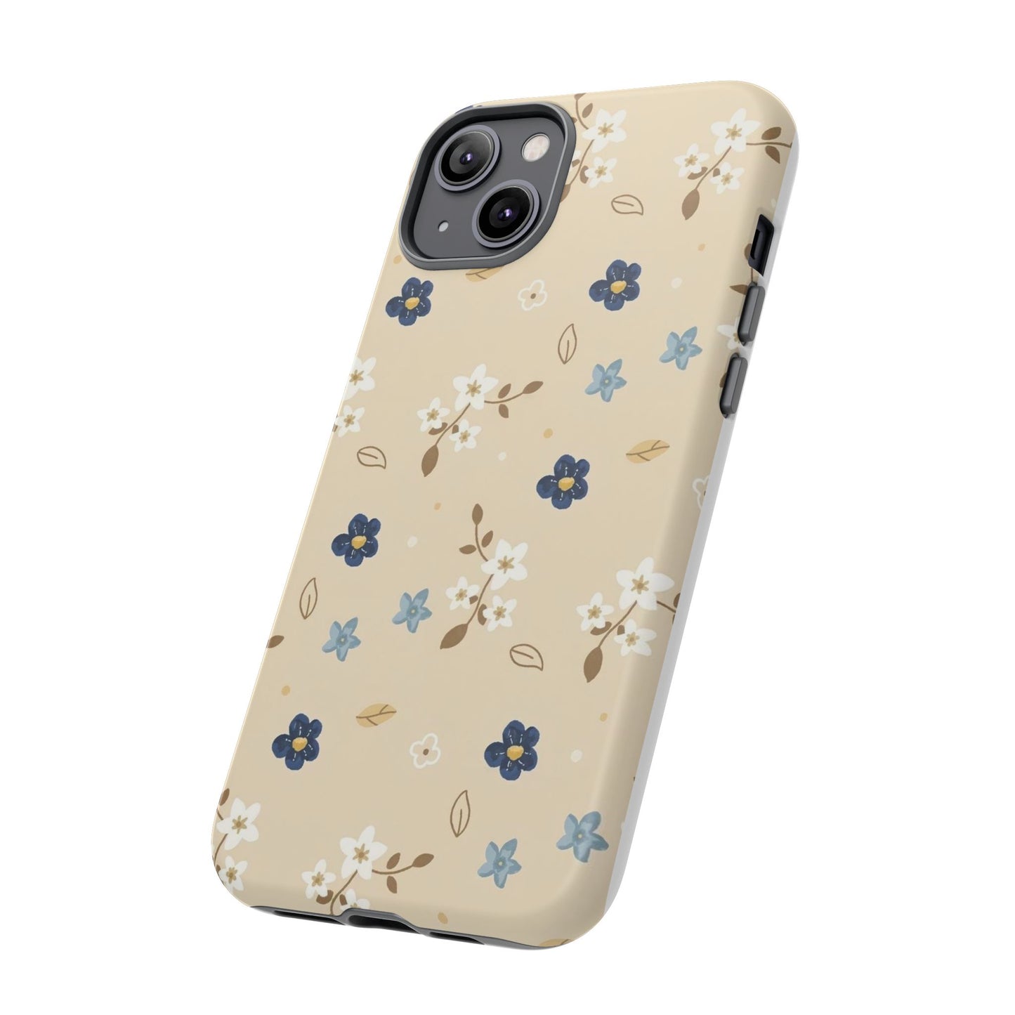 Navy Daisy Phone Case