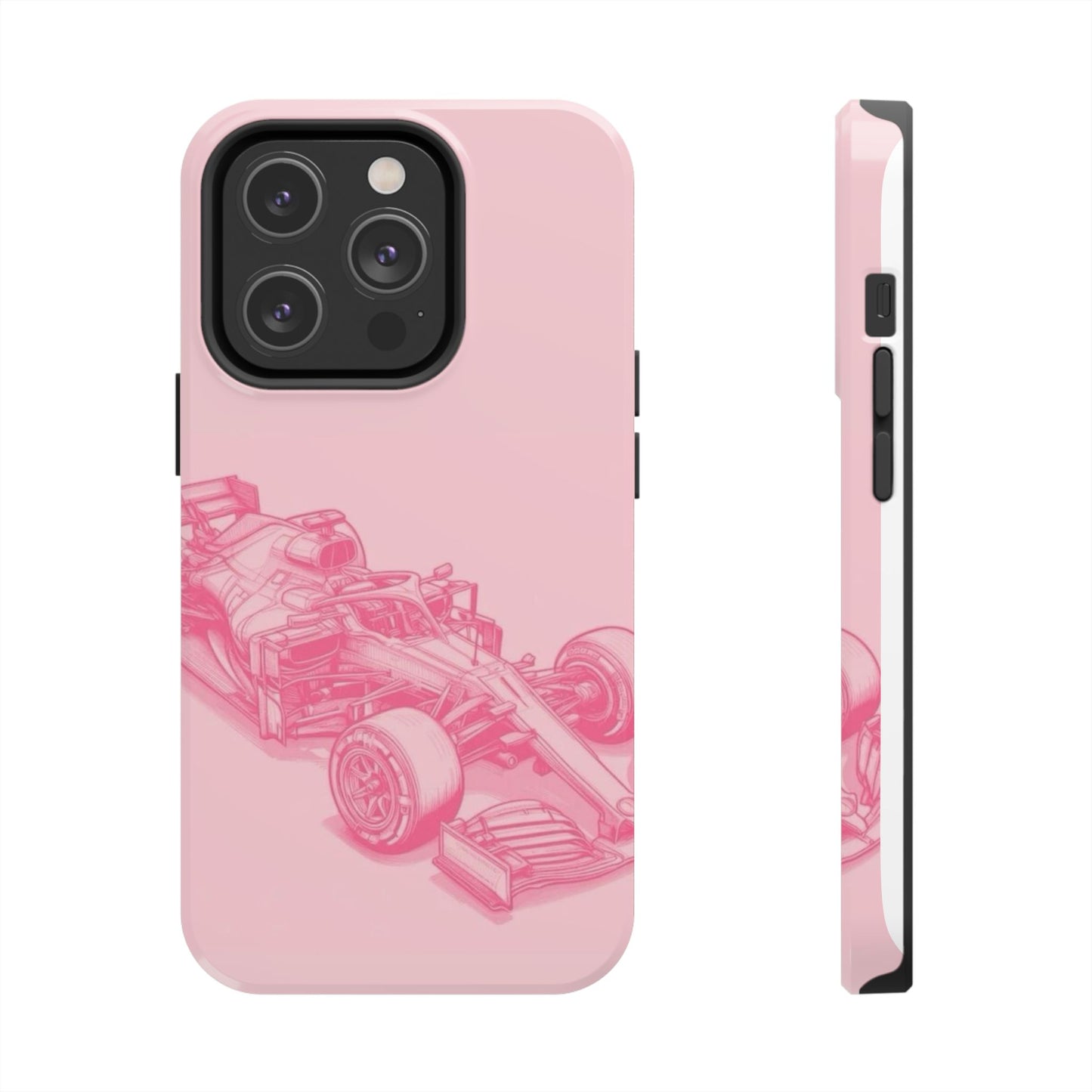 Pink Racecar iPhone Case